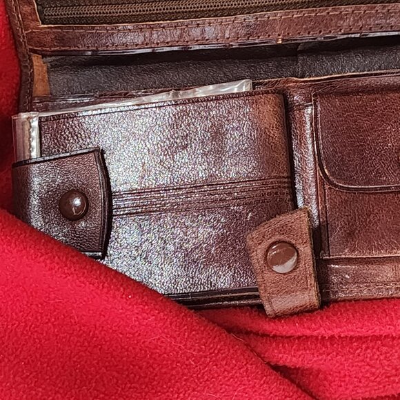 Genuine Handmade Hair-on-Hide Leather Hand Tooled from Mexico Picture Wallet - Picture 12 of 16